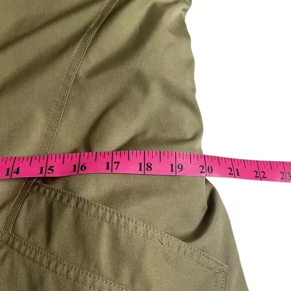 Vintage Misty Harbor Fur Lined Cropped Trench Coat Size 8 - Picture 11 of 13